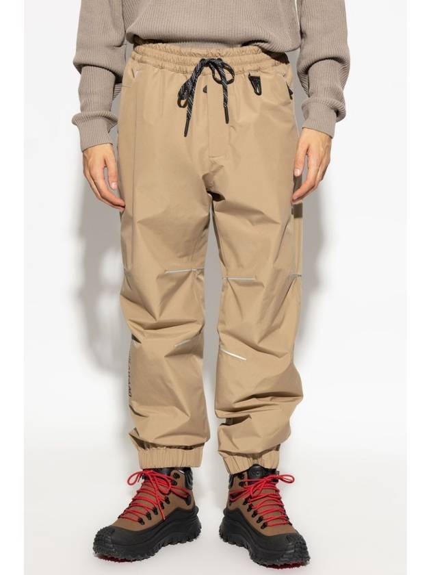 Grenoble Gore Tech Jogging Straight Pants Beige - MONCLER - BALAAN 4