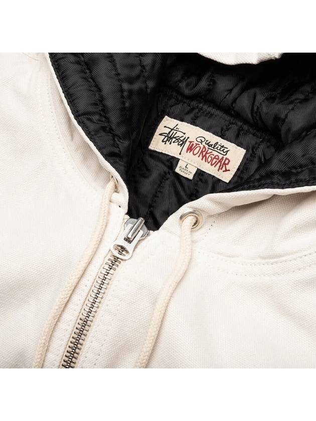 Work Jacket Insulated Canvas Bone 115716 - STUSSY - BALAAN 4