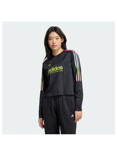 House Of Tiro Stella 3S Long Sleeve T-Shirt Black - ADIDAS - BALAAN 2