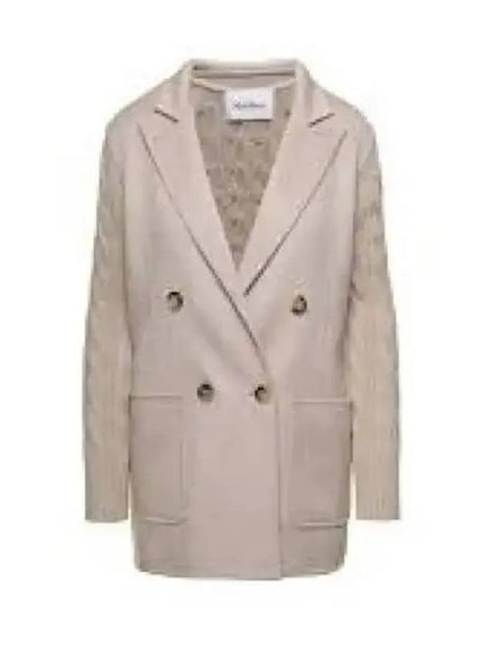 Dali Double Breasted Wool Cashmere Jacket Beige - MAX MARA - BALAAN 2