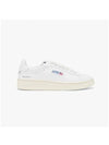 Dallas White Tab Leather Low Top Sneakers White - AUTRY - BALAAN 3