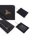 1MH132 Saffiano gold logo long wallet - PRADA - BALAAN 7