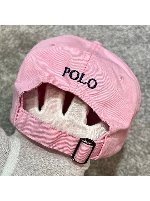 Embroidered Pony Ball Cap Pink - POLO RALPH LAUREN - BALAAN 6