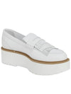 platform loafers white - HOGAN - BALAAN.