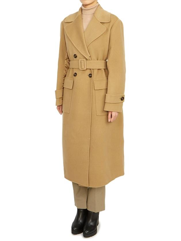 Tronto Padded Double Coat Camel - MAX MARA - BALAAN 4