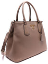 Women's Vitello Gold Logo Tote Shoulder Bag (1BA239_2E8K_F0770_V_OOO_22S) - PRADA - BALAAN 3