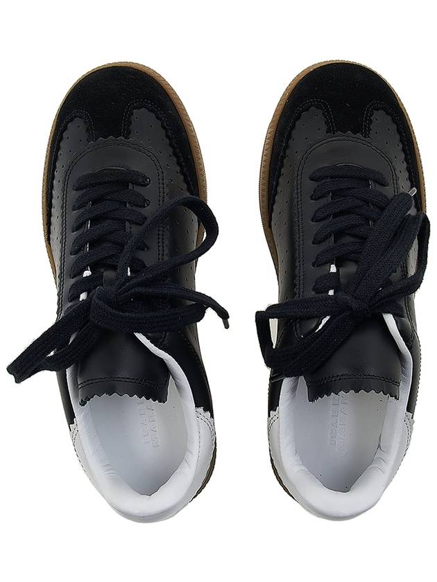 Bryce Logo Tab Low Top Sneakers Black - ISABEL MARANT - BALAAN 7