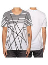 Zigzag pattern short sleeve t-shirt BJE61 - NEIL BARRETT - BALAAN 1