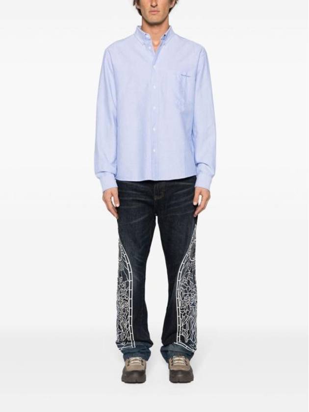 Chemise Jasolo Long Sleeve Shirt Blue - ISABEL MARANT - BALAAN 4