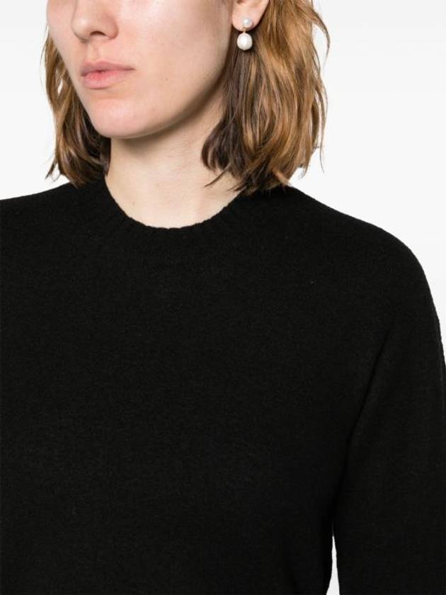 Wool Knit Top Black - JIL SANDER - BALAAN 6