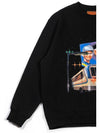 Men's Dream City Sweatshirt Black I3WE02BK - IOEDLE - BALAAN 5