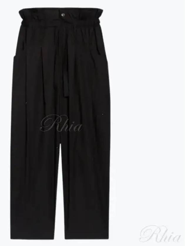 Women's Kashmir Straight Pants Black - VANESSA BRUNO - BALAAN 2