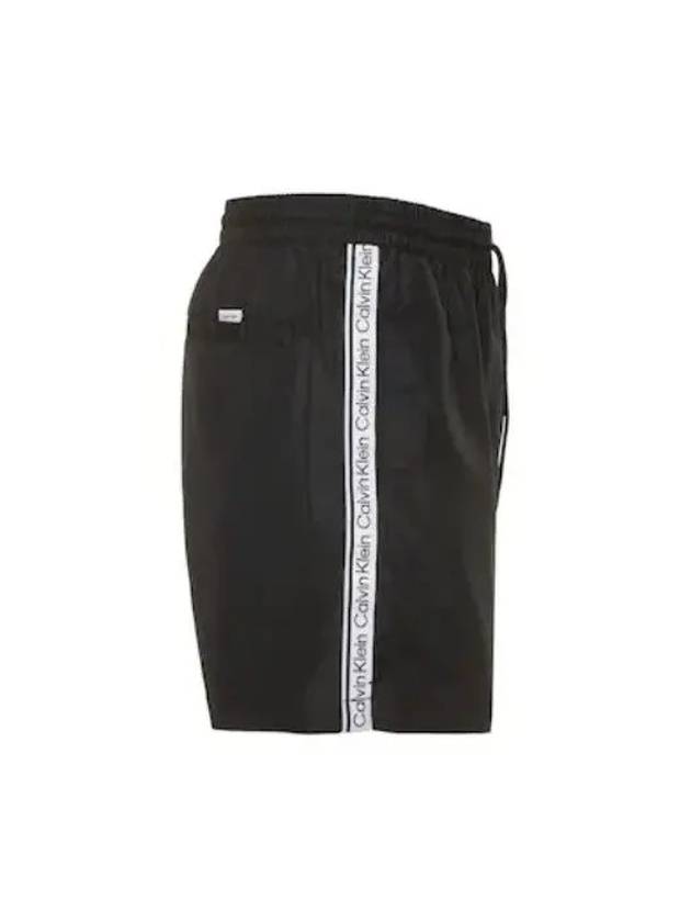 Underwear Logo Recycle Tag Pocket Swim Shorts Black - CALVIN KLEIN - BALAAN 4