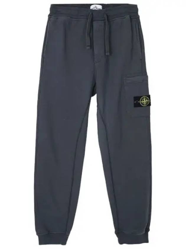 Brushed Cotton Fleece Cargo Jogger Pants Regular Fit Men s Training - STONE ISLAND - BALAAN 1