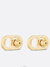 Petit CD Stud Crystal Earrings Gold - DIOR - BALAAN 5