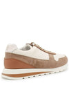 OLIMPO Texture Leather & Suede Sneakers MZUAVLA289 B0081187027 - BRUNELLO CUCINELLI - BALAAN 4