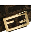 Baguette Micro Tri-fold Half Wallet Brown - FENDI - BALAAN 8