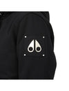 Classic Bunny Zip Up Hoodie White Black - MOOSE KNUCKLES - BALAAN 8