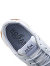 Logo Nappa Leather Low Top Sneakers White - HOGAN - BALAAN.