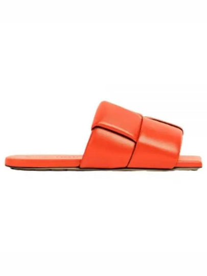 Bottega Veneta Intrecciato Patch Flat Mule Orange - BOTTEGA VENETA - BALAAN 2