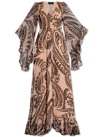 Etro Long Dress, Women's, Beige - ETRO - BALAAN 1