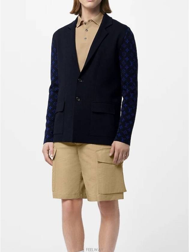 1ABJ5Z Knit Wool Blazer - LOUIS VUITTON - BALAAN 3