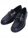 Double T Leather Loafers Black - TOD'S - BALAAN 2