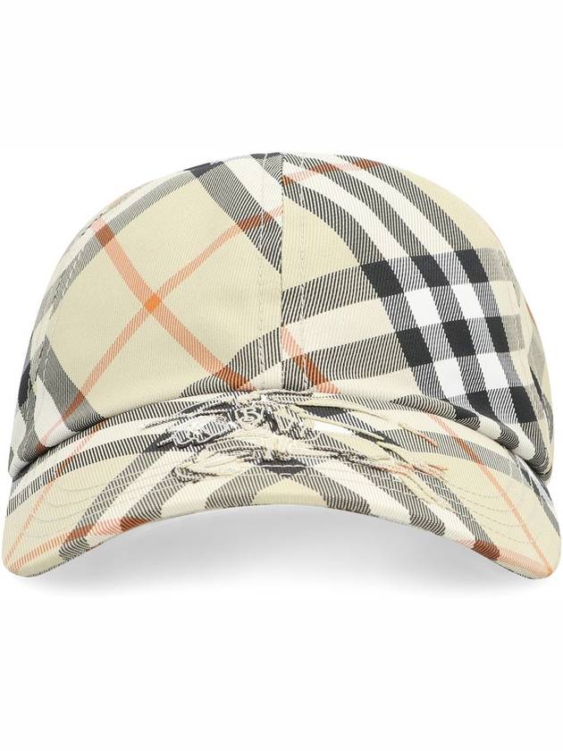 Check Ball Cap Green - BURBERRY - BALAAN 3