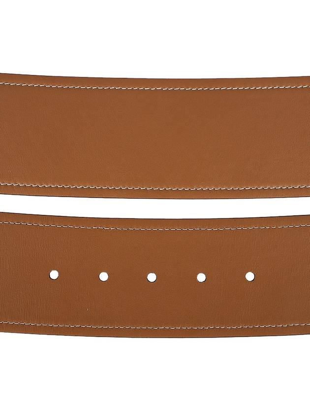 Metal Buckle Leather Belt Caramel - MIU MIU - BALAAN 5