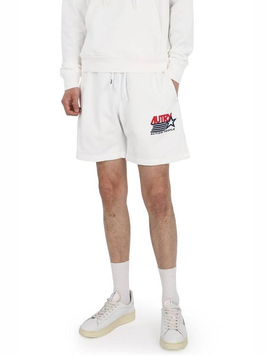 Iconic Logo Shorts White - AUTRY - BALAAN 2