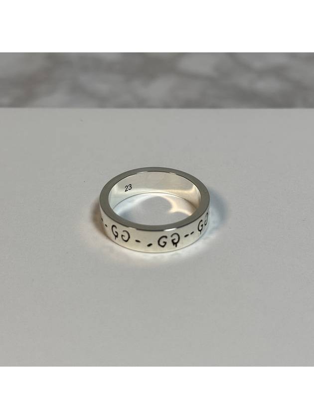 Ghost 6mm Ring Silver - GUCCI - BALAAN 5