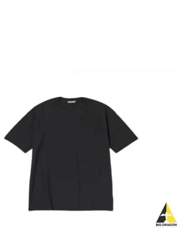 SEAMLESS CREW NECK TEE BLACK A00T01ST short sleeve t shirt - AURALEE - BALAAN 1