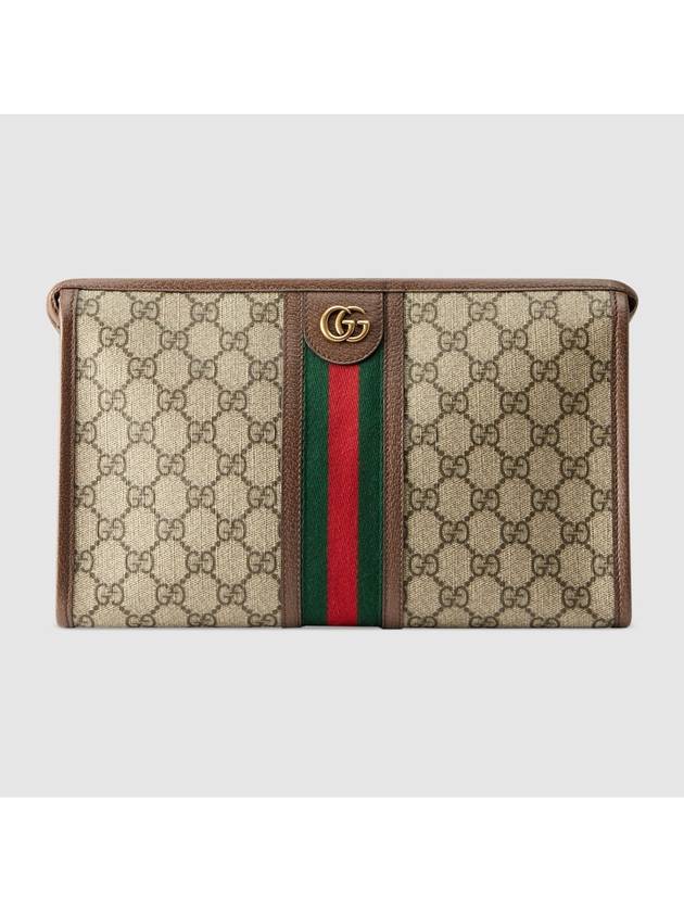 Ophidia GG Clutch Bag Beige Ebony - GUCCI - BALAAN 8