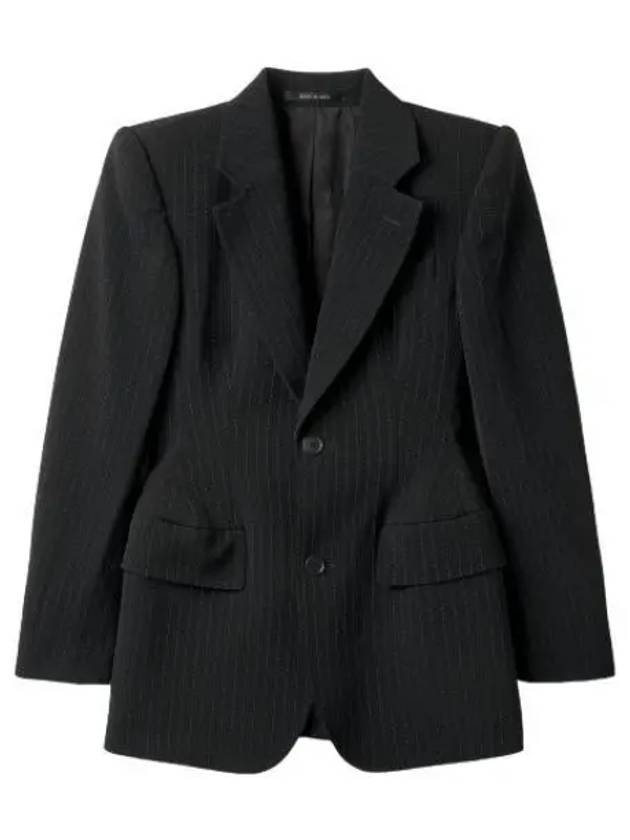 Hourglass Jacket White Black Blazer Suit - BALENCIAGA - BALAAN 1