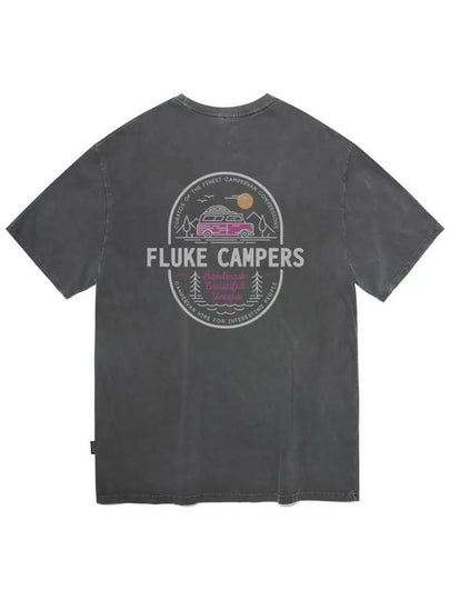 Campervan Tour Pigment Short Sleeve T-Shirt Grey - FLUKE - BALAAN 2