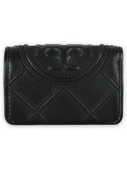 Fleming Small Half Wallet Black - TORY BURCH - BALAAN 2