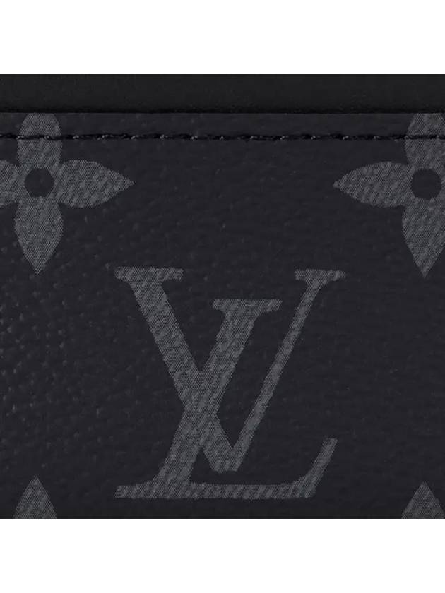 Monogram Eclipse Double Card Wallet Black - LOUIS VUITTON - BALAAN 6