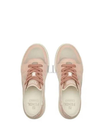 Match Mesh Low Top Sneakers Light Pink - FENDI - BALAAN 2