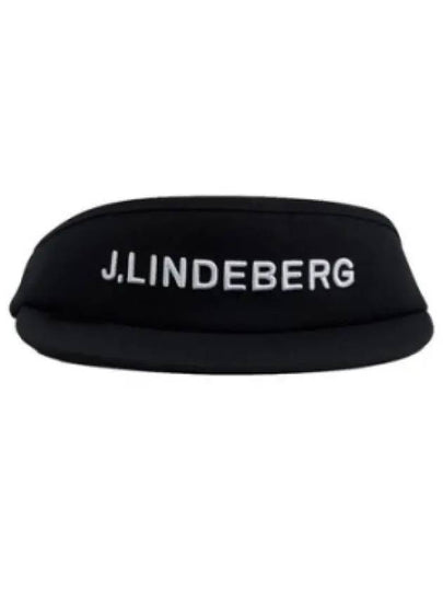 Viktor Embroidered Logo Visor Black - J.LINDEBERG - BALAAN 2