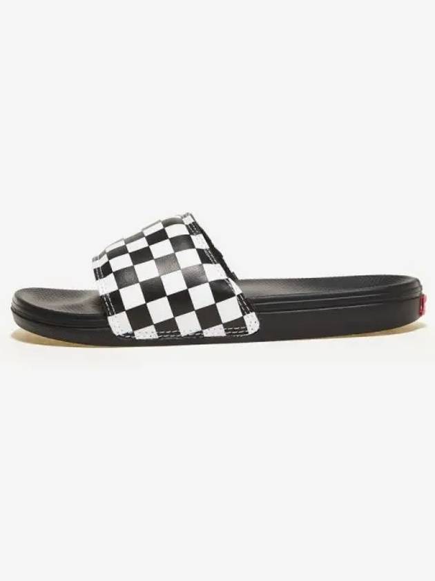 Shoes Slippers Flip flops Nursing Mules Office Indoor La Costa Slide on CHECKERBOARD TRUE WHITE BLACK - VANS - BALAAN 1