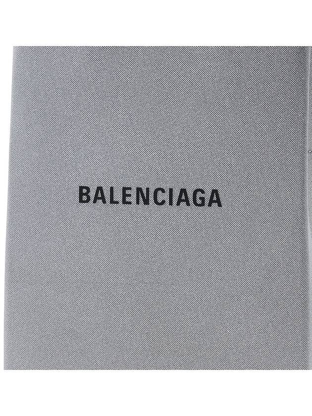 Blondie Glitter Logo Cross Bag Silver - BALENCIAGA - BALAAN 8