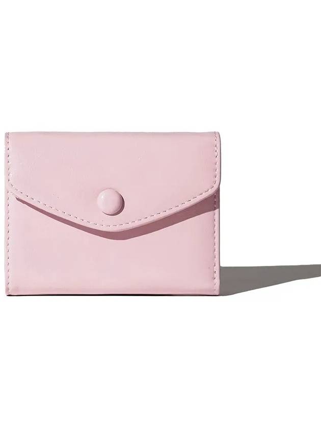 Dot mini halfwallet banknote card wallet baby pink - LE MASQUE - BALAAN 3