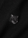 Bold Fox Head Patch Regular Cardigan Black - MAISON KITSUNE - BALAAN 5