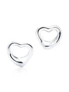 Elsa Peretti open heart stud earrings silver 11mm 12270062 - TIFFANY & CO. - BALAAN 1