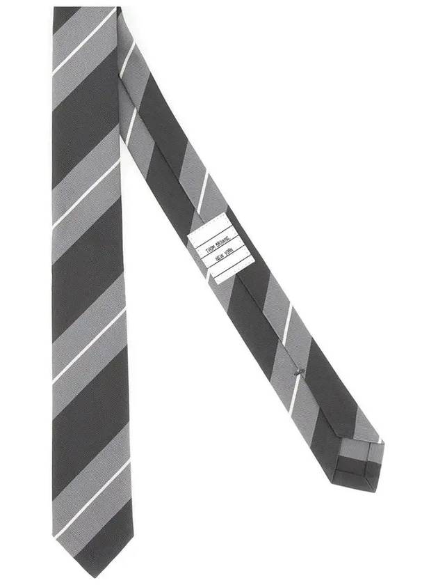 diagonal stripe pattern tie MNL001AF0195 - THOM BROWNE - BALAAN.