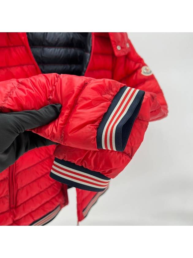 Lightweight padded hooded jumper red size 3 - MONCLER - BALAAN 7