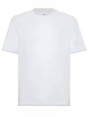 Men's Layered Effect Short Sleeve T-Shirt White - BRUNELLO CUCINELLI - BALAAN 2