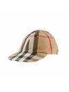 Reversible Vintage Check Cotton Ball Cap Archive Beige - BURBERRY - BALAAN 4