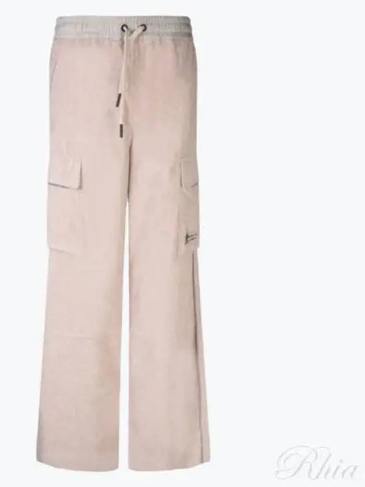 2A00002 597MN 21P Corduroy Jogging Pants - MONCLER - BALAAN 1