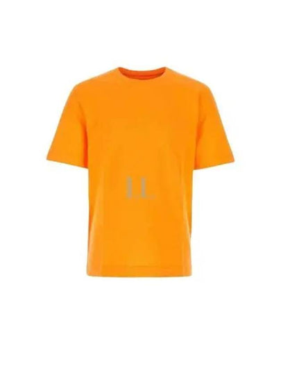 All-Over Logo Short Sleeve T-Shirt Orange - FENDI - BALAAN 2